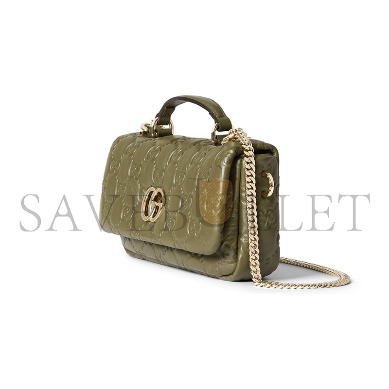 G*u*i gg milano small top handle bag 806017 (21*12.5*4.6cm)